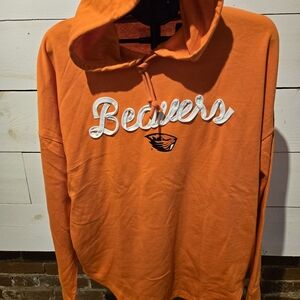 Oregon State Beavers Pullover Hoodie Women's Size XL Orange NCAA Captivating